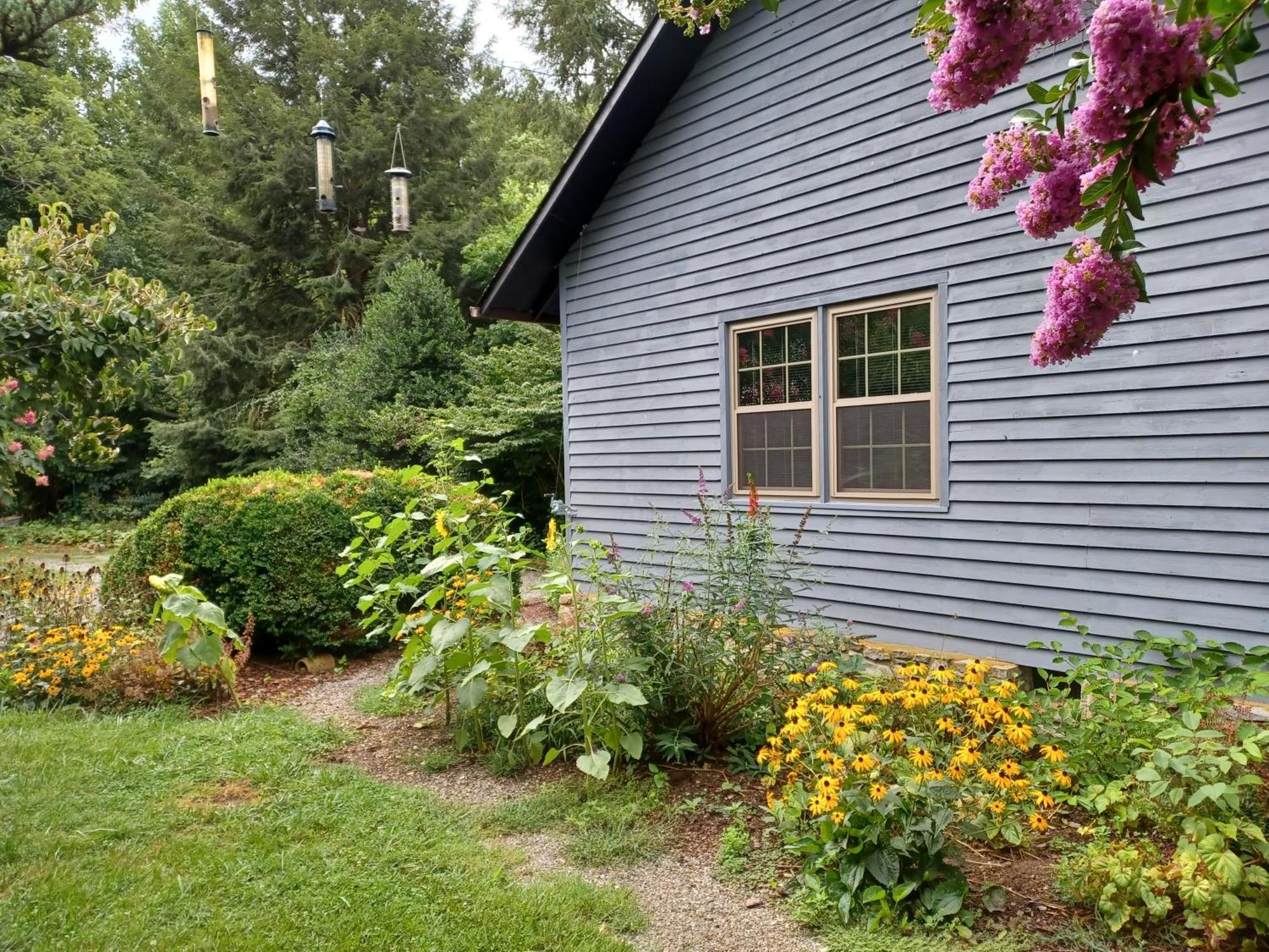 Restored1850S Log Cabin, With Gazebo And Gardens! 1 Mile To Downtown Weaverville Exterior foto